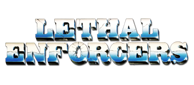 Lethal Enforcers logo for Sega Genesis